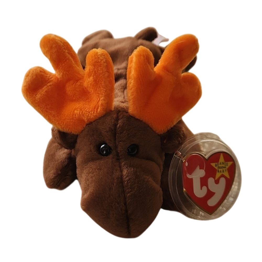 Retired rare Ty beanie baby Chocolate the moose, Vintage collectible